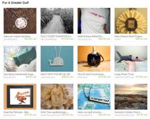 my etsy treasury for gulf relief